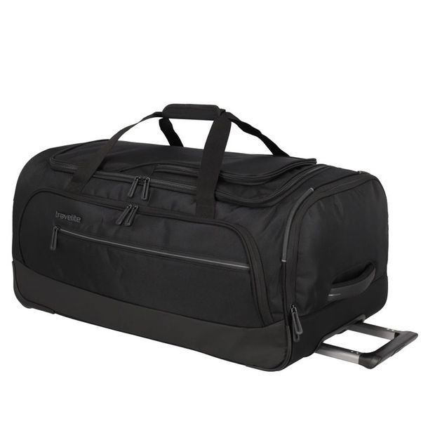 Дорожня сумка Travelite Crosslite 5.0 Black на 2 колесах M (71л,2,9кг) (69x33x36см) TL092902-01 фото