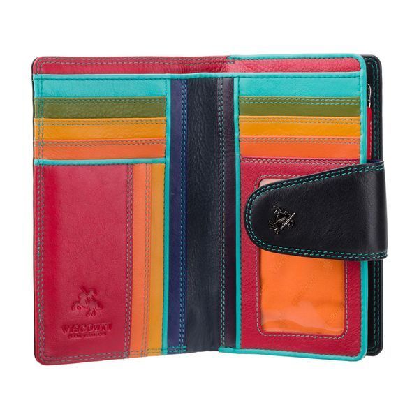 Гаманець жіночий Visconti SP30 Ylang c RFID (Black Multi) SP30 BLK M фото
