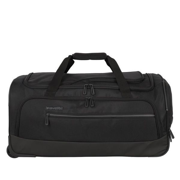 Дорожня сумка Travelite Crosslite 5.0 Black на 2 колесах M (71л,2,9кг) (69x33x36см) TL092902-01 фото
