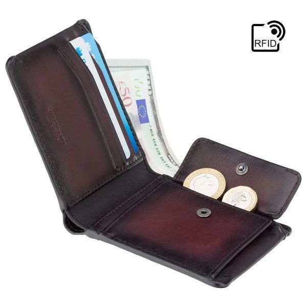Портмоне чоловіче Visconti MT92 B/BURGUNDY MT92 B/BG фото