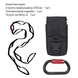 Evacuation sling with automatic carabiner in a pouch DERBY Evac-305 black