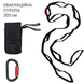 Evacuation sling with automatic carabiner in a pouch DERBY Evac-305 black