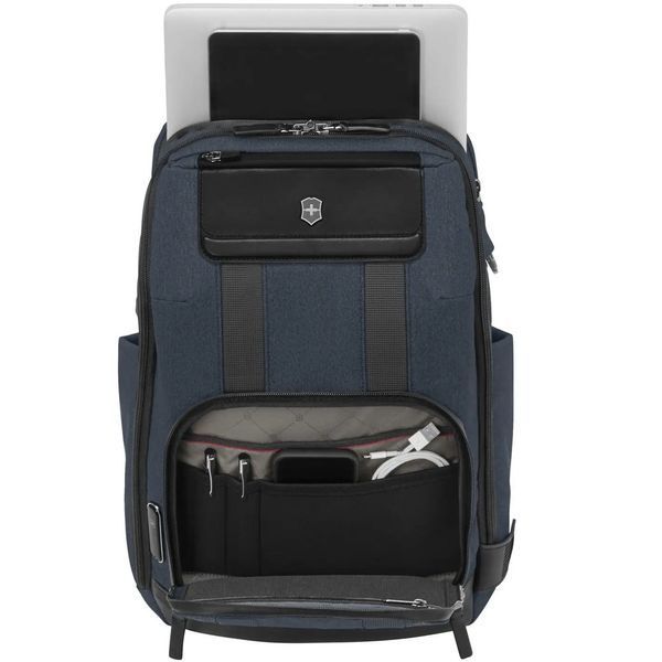 Backpack Victorinox Architecture Urban2 Melange Blue Deluxe with Compartment for 15" Laptop (17L) (30x42x19)