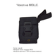 Evacuation sling with metal carabiner in a pouch DERBY Evac-305 black