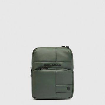 Сумка Піквадро Wollem Special Green верт. з відділ. для iPad mini на ремені (18x23x6) CA3084W129W_VE фото