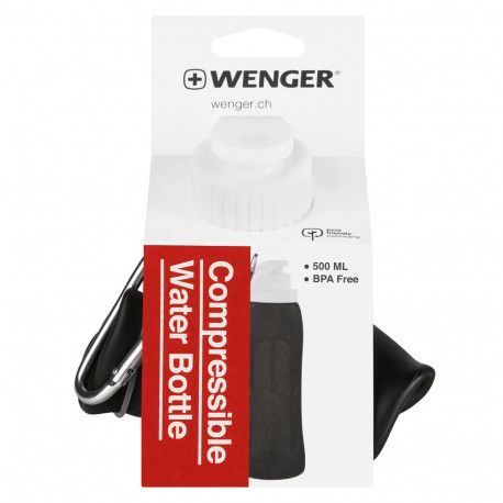 Складана пляшка для води Wenger Travel Accessories Black Wt611889 фото