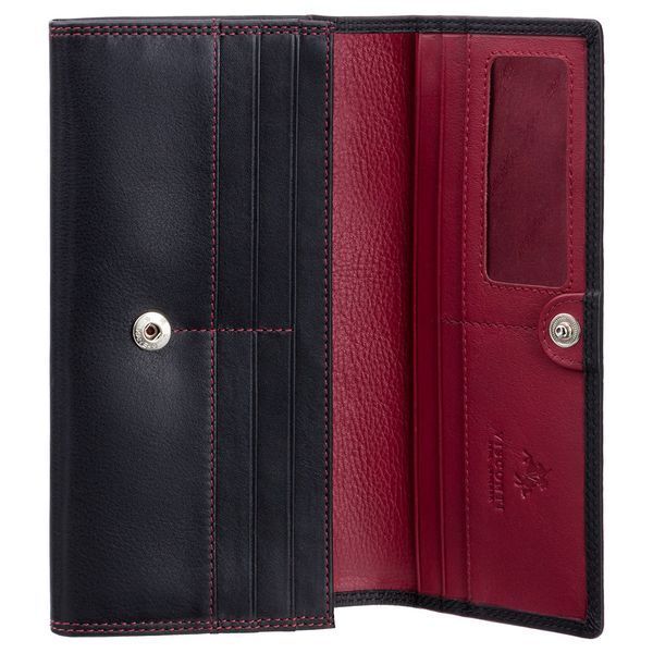 Гаманець жіночий Visconti CD21 Topaz (Black Red) CD21 BLK/RED фото