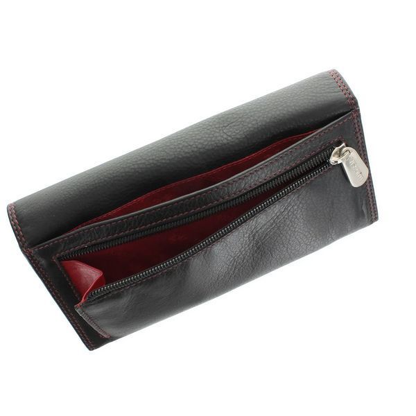 Гаманець жіночий Visconti CD21 Topaz (Black Red) CD21 BLK/RED фото