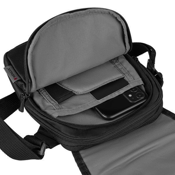 Сумка Wenger BC High Flapover Crossbody Bag 10" (чорна) 610176  610176 фото