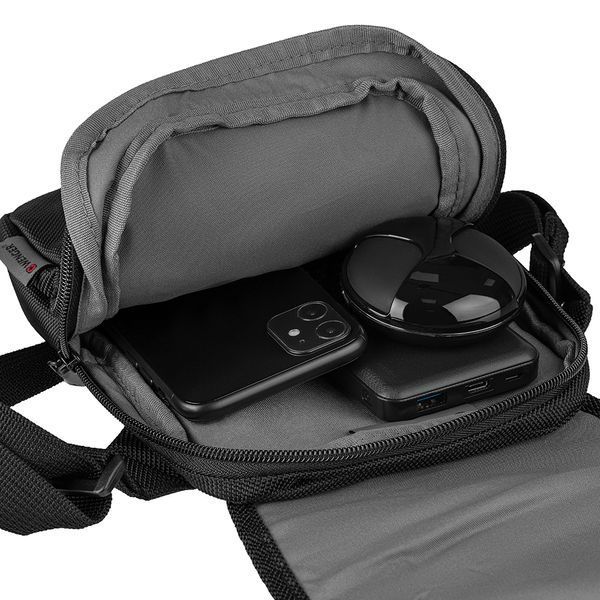 Сумка Wenger BC High Flapover Crossbody Bag 10" (чорна) 610176  610176 фото
