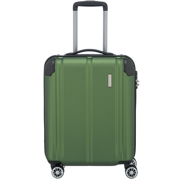 Валіза Travelite City на 4 колесах S Зел. (40л,3,1кг) (40x55x20см)