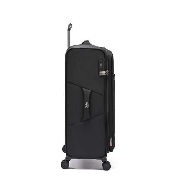 Textile Carry-on Suitcase 43 Liters with Expansion 4 Wheels TSA Lock Goby London GB-3009/20 Small Size 50 40 20