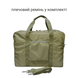 copy_Transforming bag, hand luggage for the plane, 55x40x20cm, with a handle for a suitcase, DERBY 032401 khaki