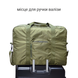 copy_Transforming bag, hand luggage for the plane, 55x40x20cm, with a handle for a suitcase, DERBY 032401 khaki