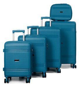 Комплект валіз Snowball 21204 колір синій 21204/SET/blue фото