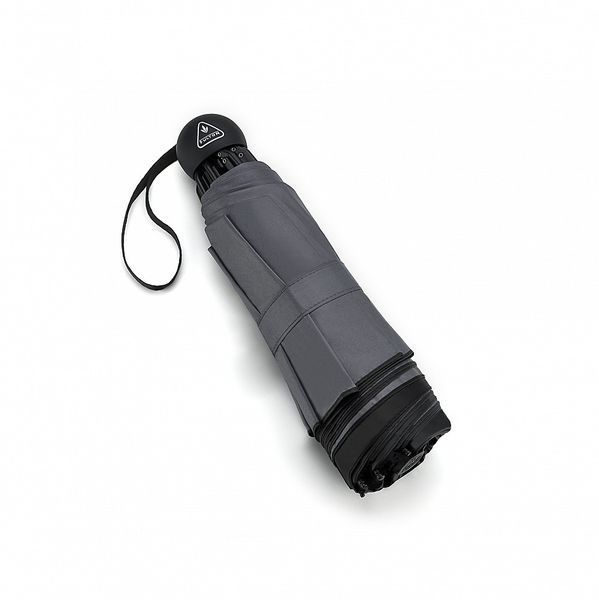 Парасолька жіноча Fulton L930 Mini Invertor-1 Black & Charcoal (Чорний-вугільний) L930-040096 фото