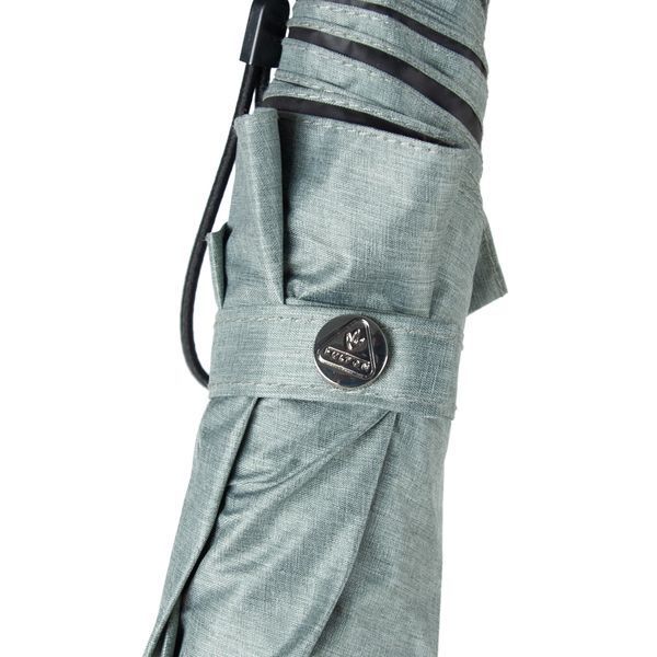 Жіноча парасолька Fulton L924-040058 Parasoleil-2 UV Charcoal Chambray (Сірий) L924-040058 фото