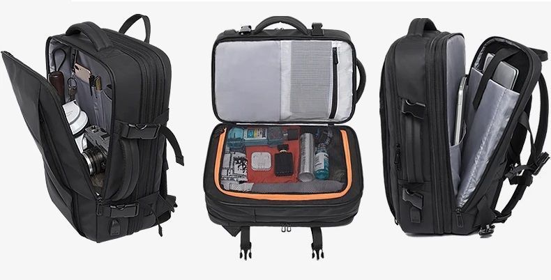 Travel Backpack with Expansion BANGE 45 Liters, 17.3"