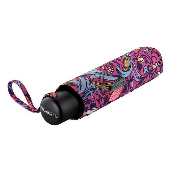 Жіноча парасолька Fulton L907-041819 Morris & Co. Minilite-2 UV Golden Lily Pink L907-041819 фото