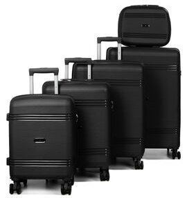 Комплект валіз Snowball 21204 колір чорний 21204/SET/black фото