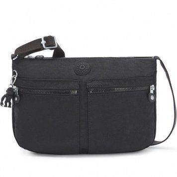 Сумка Kipling Basic Izellah Black Noir жіноча наплічна Чорн. (7л) (33x23x12см) K02144_P39 фото