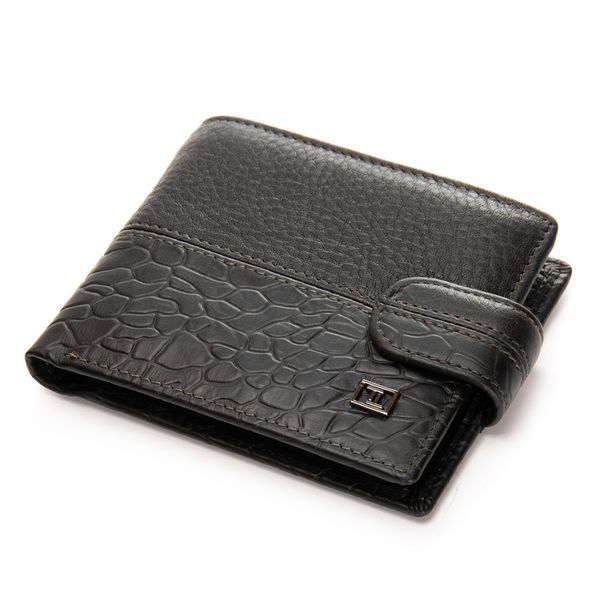 Кошелек BE Мужской кожа BRETTON 208-L0611 black mix 40859 фото