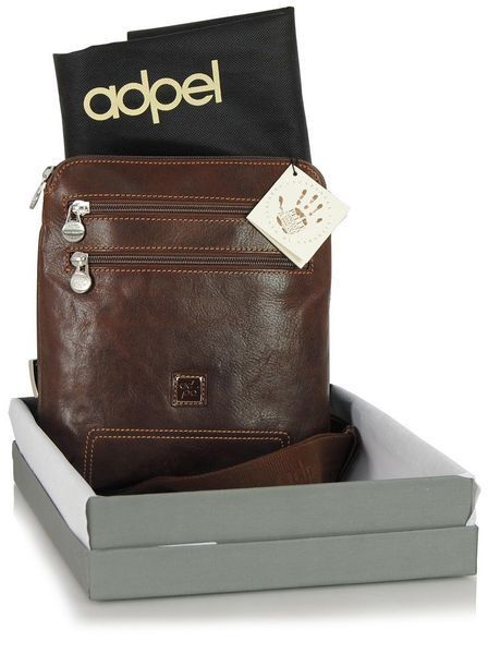 Чоловіча ділова сумка з натуральної шкіри Adpel Prestige 5103C 5103C фото