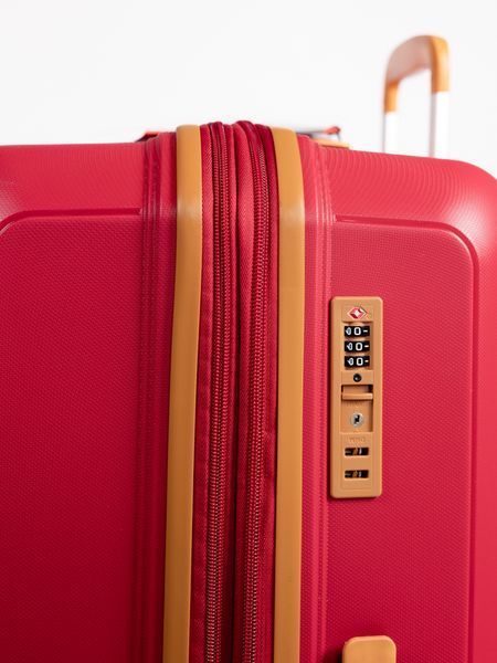 Комплект валіз Snowball 49403 колір червоний 49403/SET/red фото