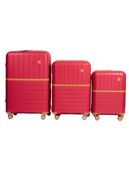 Комплект валіз Snowball 49403 колір червоний 49403/SET/red фото