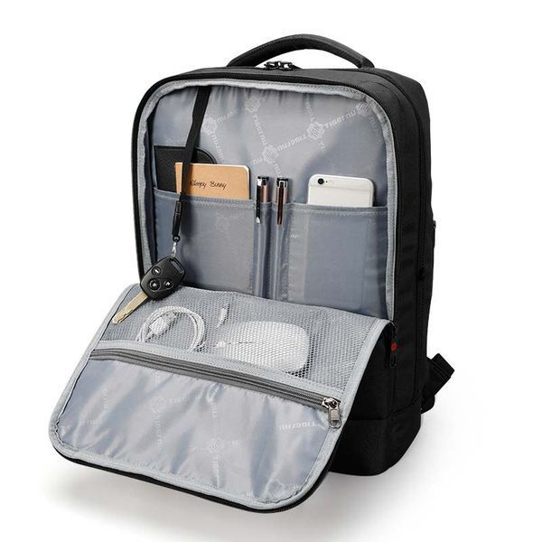 Рюкзак міський TIGERNU T-B3331 USB 15.6" T-B3331 USB 15.6" black фото