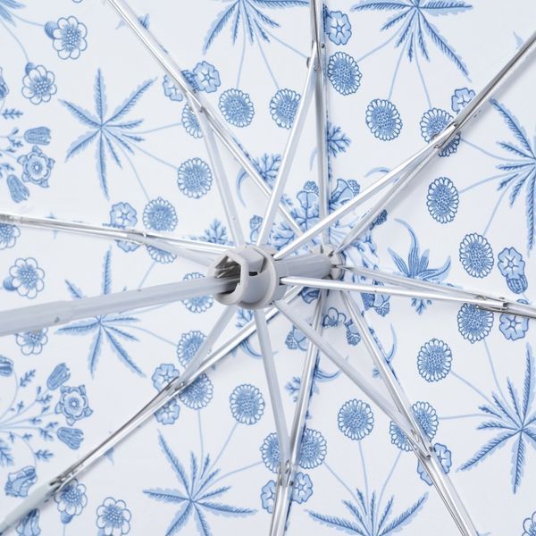 Жіноча парасолька Fulton L907-041826 Morris & Co Minilite-2 UV Daisy Blue Ivory L907-041826 фото
