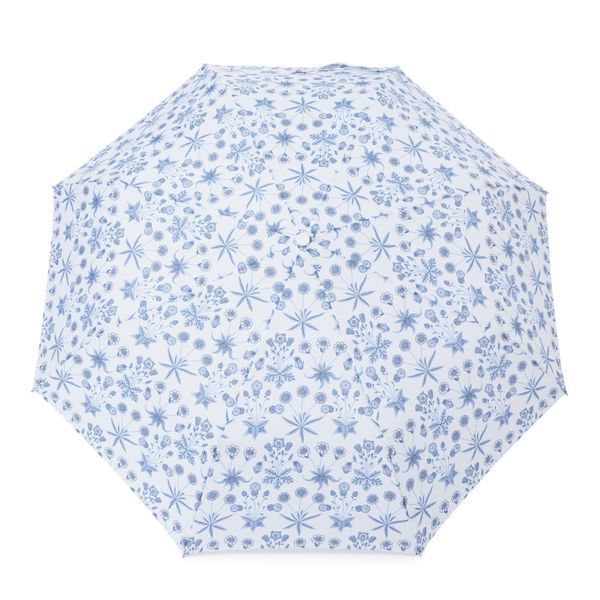 Жіноча парасолька Fulton L907-041826 Morris & Co Minilite-2 UV Daisy Blue Ivory L907-041826 фото