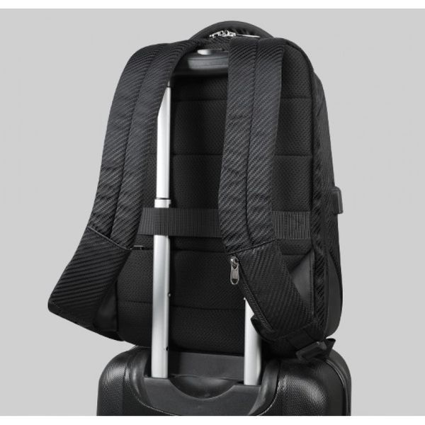 Рюкзак 15.6" TIGERNU T-B3655 USB Black з кодовим замком TSA T-B3655 фото
