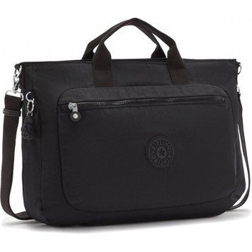 Сумка Kipling Basic Miho M Black Noir дворучн. з відділ. д/ноутбука 15" Чорн. (14л) (40x29,5x10см) KI6854_P39 фото