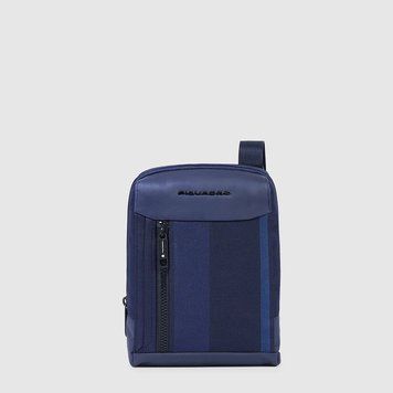 Сумка Піквадро Steve Blue верт. з відділ. для iPad mini на ремені (17x23x5) CA3084S131_BLU фото