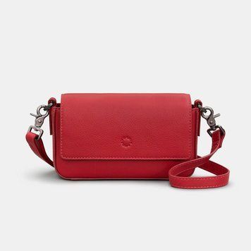 Жіноча шкіряна сумка Yoshi YB260 Palmer (Cherry Red) YB260 86 фото
