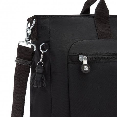 Сумка Kipling Basic Miho M Black Noir дворучн. з відділ. д/ноутбука 15" Чорн. (14л) (40x29,5x10см) KI6854_P39 фото