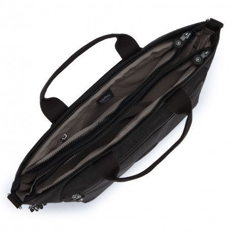 Сумка Kipling Basic Miho M Black Noir дворучн. з відділ. д/ноутбука 15" Чорн. (14л) (40x29,5x10см) KI6854_P39 фото