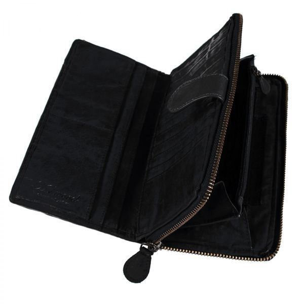 Вінтажний гаманець жіночий Ashwood D84 Black D84 BLK фото