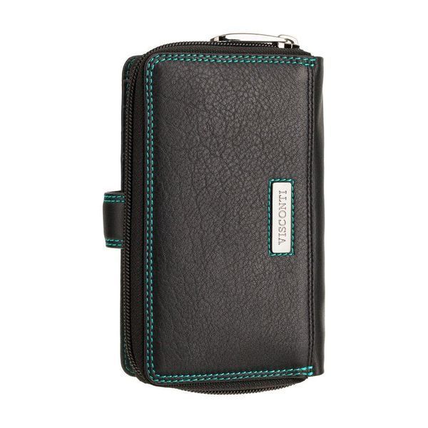 Гаманець жіночий Visconti R13 Carmelo c RFID (Black/Rhumba) R13 BLK/RHUMBA фото