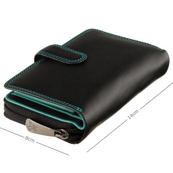 Гаманець жіночий Visconti R13 Carmelo c RFID (Black/Rhumba) R13 BLK/RHUMBA фото