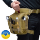 Тактичний стегновий підсумок-аптечка з системою швидкого відкриття Cordura 1000d DERBY Thigh IFAK койот Thigh IFAK Coyote фото 10