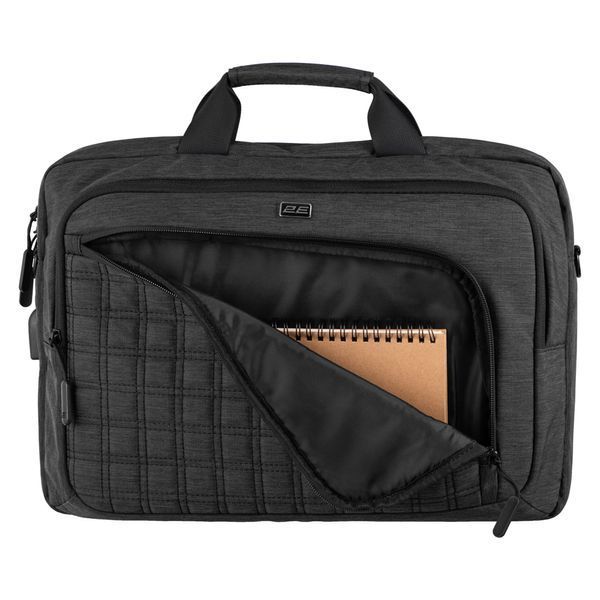 Сумка 2E CrossSquares 16", чорна 2E-CBN9198BK фото