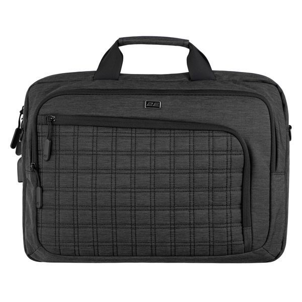 Сумка 2E CrossSquares 16", чорна 2E-CBN9198BK фото