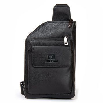 Сумка Мужская На Плечо кожа BRETTON 5601-5 black 39983 фото