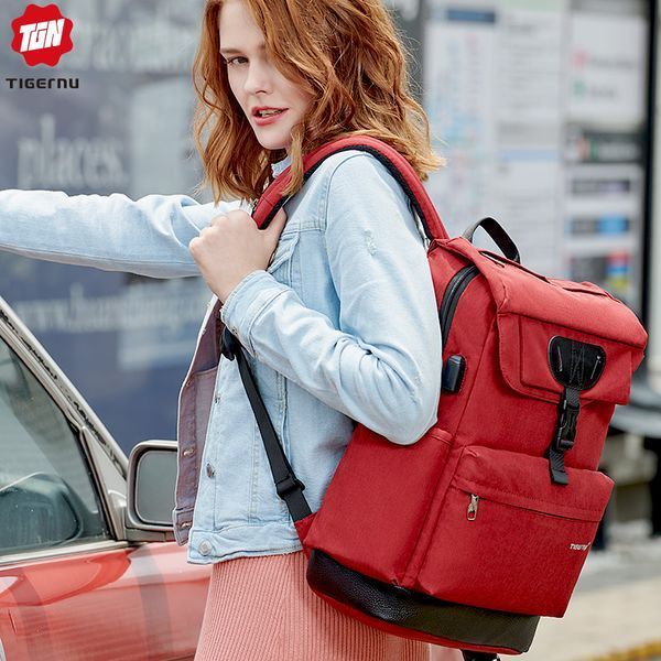 Рюкзак 15.6" TIGERNU T-B3513 Т-В3513 Red фото