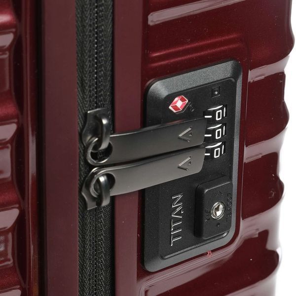 Валіза Titan Litron Cherry на 4 колесах M (80л,3,4кг) (49x69x28см) Ti700245-10 фото