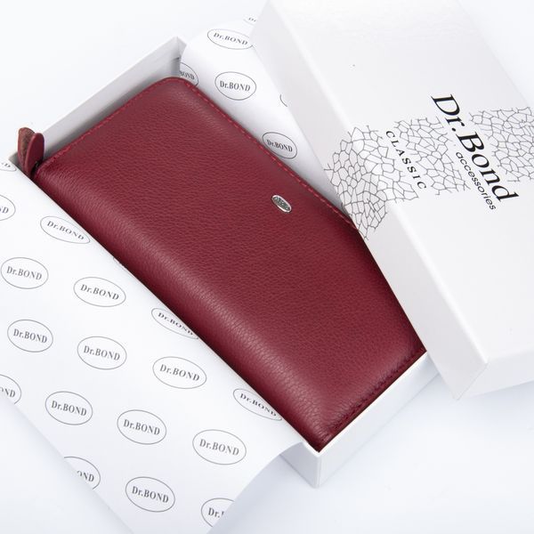 Кошелек Classic Женский кожа DR. BOND W38 wine-red 38388 фото