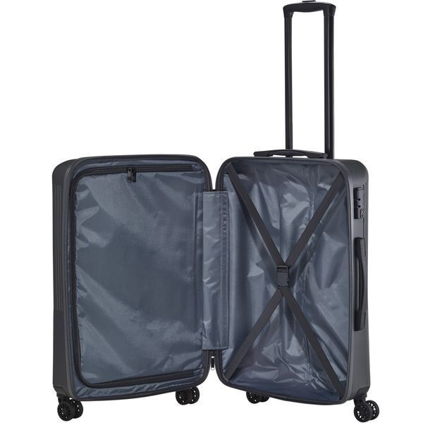 Валіза Travelite Bali Anthracite на 4 колесах M (65л,3,3кг) (45x67x26см)