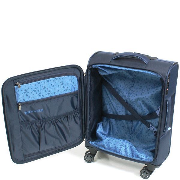 Валіза Travelite Capri на 4 колесах S Син. (38л,2,6кг) (38x55x20см)